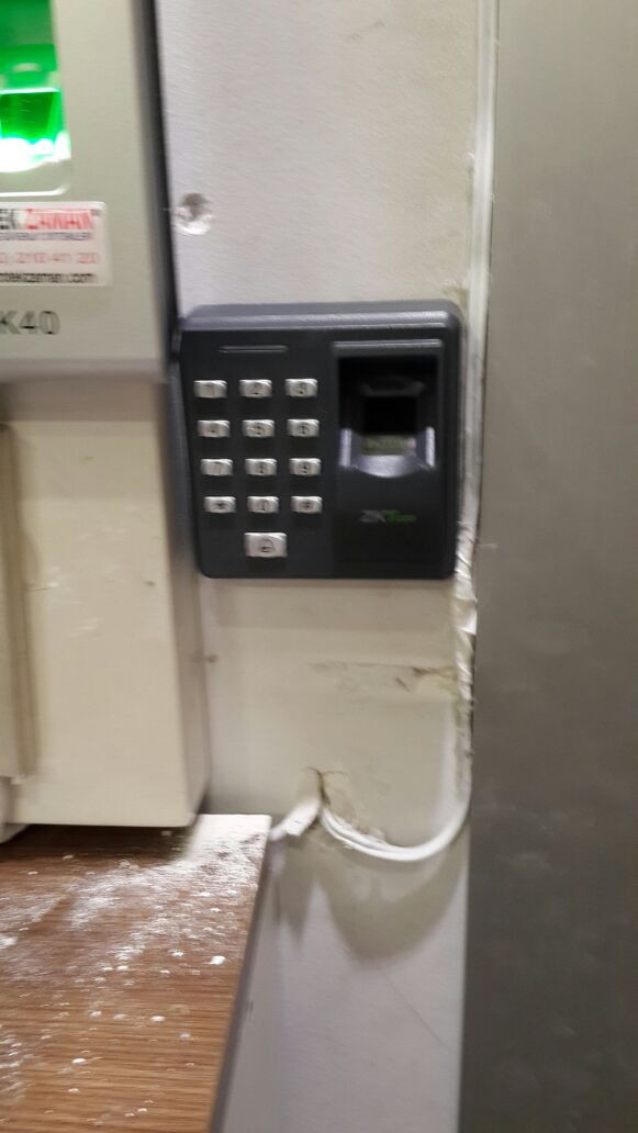 Propass X7 Standalone Parmak İzi Terminali Montaj Görüntüleri